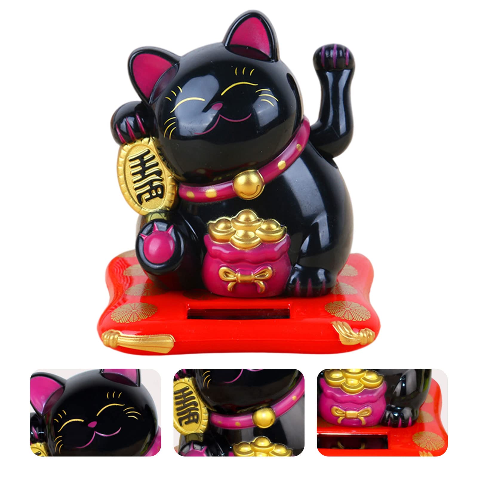Amazon.co.jp: GIZMAC 招き猫 ソーラー招き猫 自動 動く 太陽電池